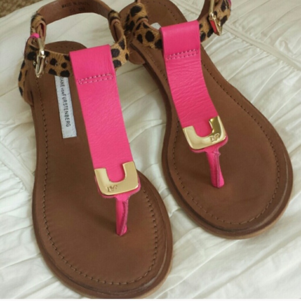 Diane Von Furstenberg sandals!